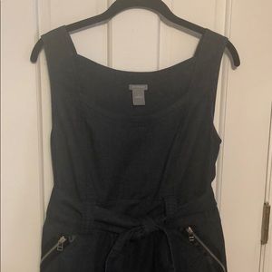 Ann Taylor denim picnic dress